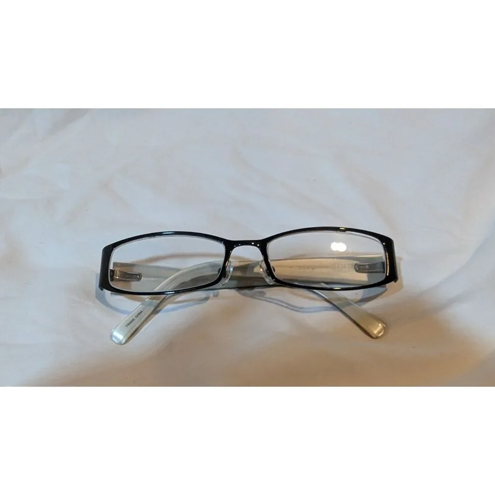 Square Leopard Handled Eyeglass Frames